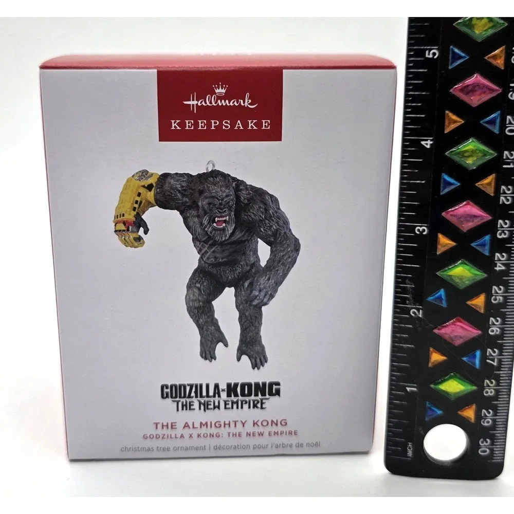2024 Hallmark Godzilla Kong The New Empire Christmas‎ Ornament NEW